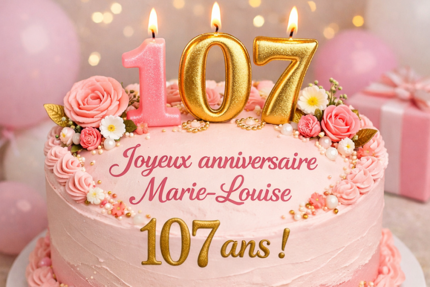 Liesse-Notre-Dame : Marie-Louise Leturque fête ses 107 ans !