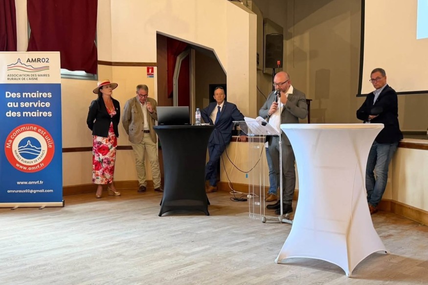 Mondrepuis : le maire Fabien Coquelet réélu à la tête de l’Association des maires ruraux de l’Aisne.